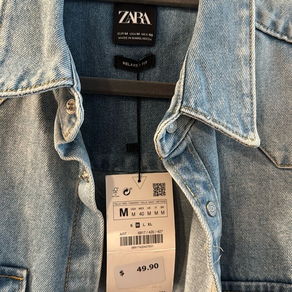NEW men’s jean jacket from ZARA - Picture 5 of 5